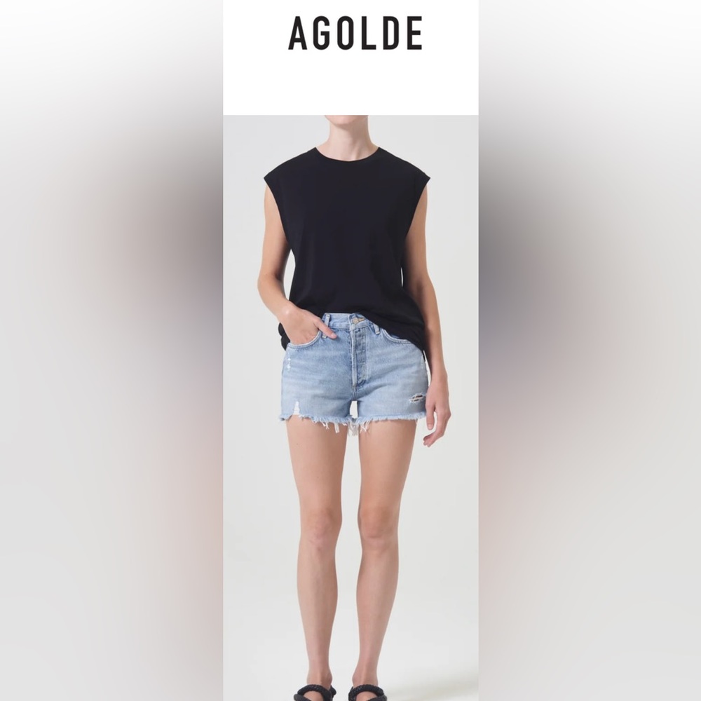 Agolde Parker Vintage Cut Off Short | Size 28